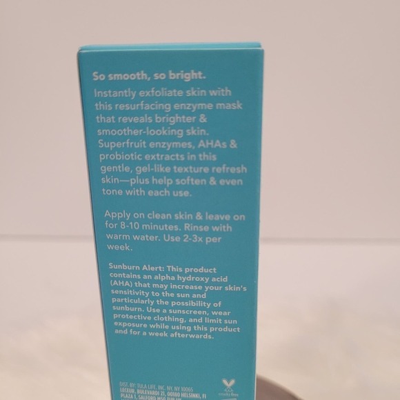 Tula Skincare So Smooth Resurfacing Brightening Fruit Enzyme Mask NEW - Picture 4 of 12